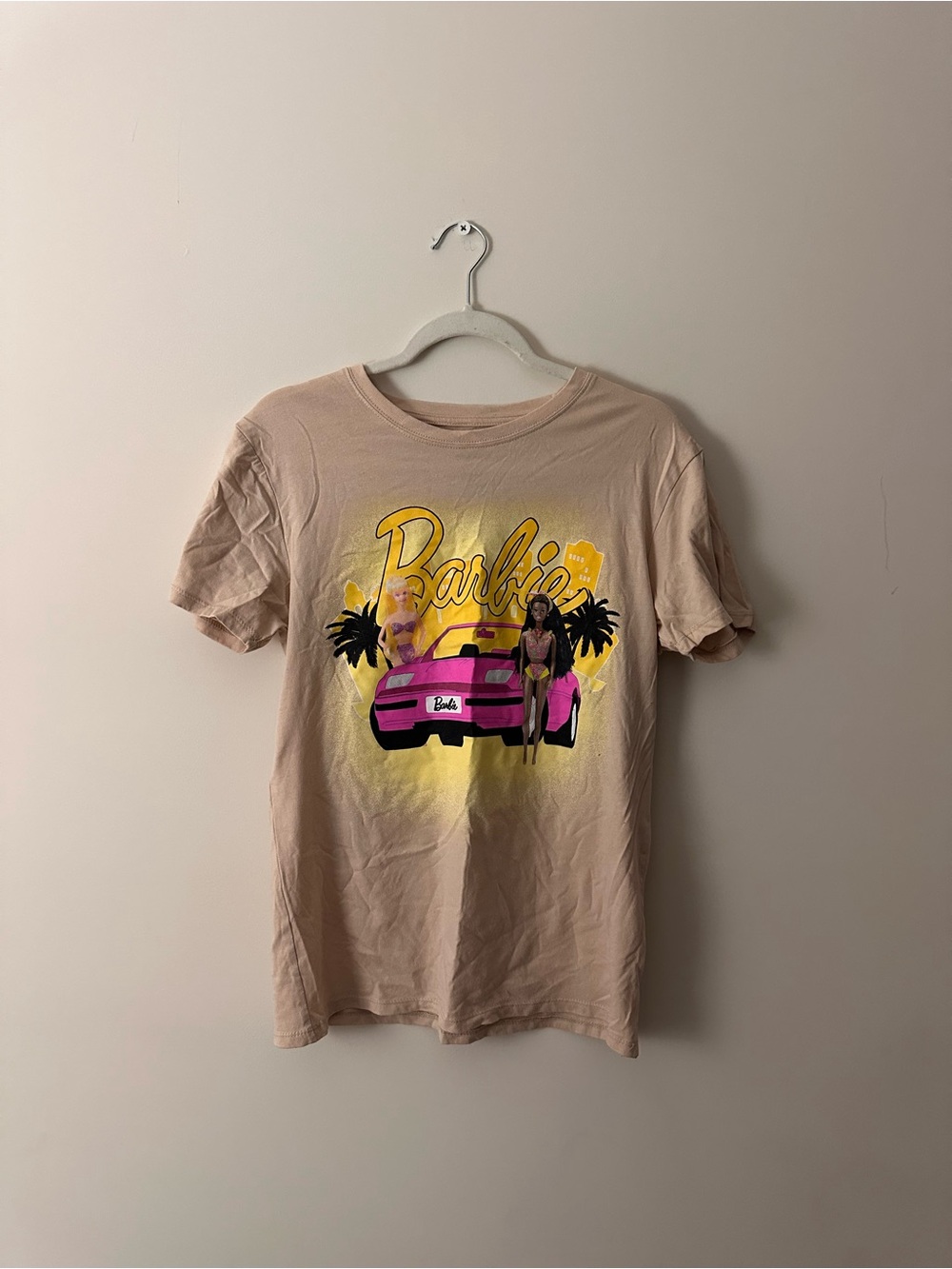 Barbie Pink Car Graphic Tee